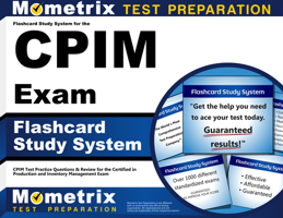 Flashcard Study System For the Cpim Exam: Cpim Test Practice Questions and Review For the Certified in Production and Inventory Management Exam 1609714997 Book Cover