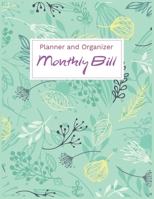 2020 Monthly Bill Planner and Organizer (Volume 6): Finance Monthly & Weekly Budget Planner Expense Tracker Bill Organizer Journal Notebook Floral Cover 1708050175 Book Cover