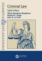 Examples & Explanations for Criminal Law 1543839355 Book Cover