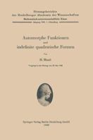 Automorphe Funktionen Und Indefinite Quadratische Formen 3540014179 Book Cover