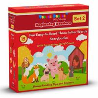 Toddle Doddle Tiny Words Beginning Readers Set 2: 15 Fun Easy-To-Read Three-letter Sight Words Storybooks for Preschool and Kindergarten 1965675123 Book Cover