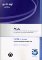 F4 Corporate and Business Law CL (GLO) - Complete Text: ACCA paper F4 global 1847109446 Book Cover
