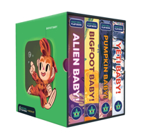 Hazy Dell Flap Book 4-Book Set : Alien Baby!, Bigfoot Baby!, Pumpkin Baby!, Yeti Baby! 1948931834 Book Cover