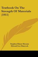Textbook On The Strength Of Materials 0548851247 Book Cover
