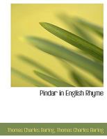 Pindar in English Rhyme 0530297051 Book Cover