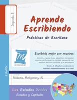 Aprende Escribiendo, Práctica de Caligrafía y Escritura Manuscrita - Estados y Capitales de los Estados Unidos - Letra Imprenta, Nivel 3: Niños y ... - Estados Y Capitales) (Spanish Edition) B0DS43RY5W Book Cover