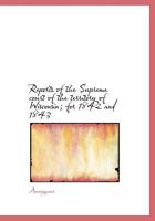 Reports of the Supreme Court of the Territory of Wisconsin: For 1842 and 1843 1147614741 Book Cover