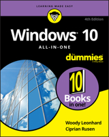 Windows 10 Alles-in-einem-Band für Dummies 1119038723 Book Cover