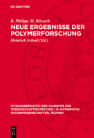 Neue Ergebnisse Der Polymerforschung 3112724089 Book Cover