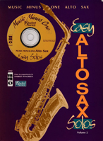 Music Minus One Alto Sax: Easy Alto Sax, Vol. II (Student Edition) 1596155833 Book Cover