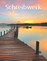 Schreibwerk: Schneeflocken Matrix - XXL Planer Notizbuch (Gr��e: 8,5x 11 Zoll) f�r das kreative Schreiben und die Entwicklung komplexer Storys 1695067320 Book Cover