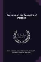 Lectures on The Geometry of Position 3742892517 Book Cover