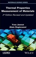 Thermal Properties Measurement of Materials (ISTE Invoiced) 1786308835 Book Cover