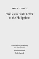 Studies in Paul's Letter to the Philippians 3161531191 Book Cover