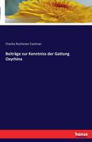 Beitrage Zur Kenntniss Der Gattung Oxyrhina 3741140686 Book Cover