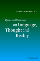 Quine and Davidson on Language, Thought and Reality 0521048052 Book Cover