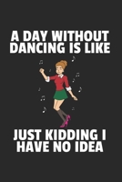 Tanzen Tanz Notizbuch: Tanzen Tanz Notizbuch f�r Liebhaber / Notizheft / Notizblock A5 (6x9in) Dotted Notebook / Punkteraster / 120 gepunktete Seiten 167889110X Book Cover