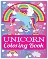 Unicorn coloring book: Journal and Notebook for Girls - Composition Size 120 Pages of  (7.5"x9.75") With Lined, Perfect for Journal and Notes. 1694791408 Book Cover