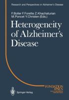 Heterogeneity of Alzheimer S Disease 3642467784 Book Cover