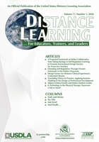 Distance Learning: Volume 17 #1 1648021697 Book Cover