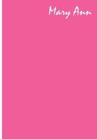Mary Ann: Collectible Notebook 1724663836 Book Cover