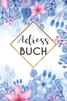 Adressbuch aquarell: Kontaktbuch A5 zum eintragen von Adressen und Telefonnummern | Telefonbuch | Adressnotizbuch | Geschenkidee Frauen (German Edition) 1696233046 Book Cover