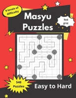 Masyu Puzzles: Challenging Logic Puzzles for adults B08B7NLYR4 Book Cover