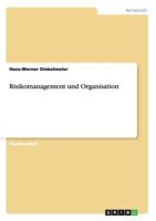 Risikomanagement und Organisation 3656271364 Book Cover