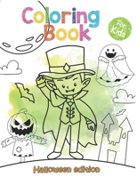Spooky Halloween Activity Book for Kids and Adults: Halloween coloring book B0CJLQVSLB Book Cover