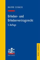 Urheber- Und Urhebervertragsrecht 316150321X Book Cover