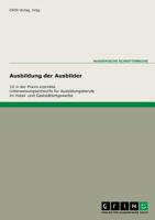 10 praxiserprobte Unterweisungen für die Ausbildungsberufe im Hotel- und Gaststättengewerbe 3638000001 Book Cover