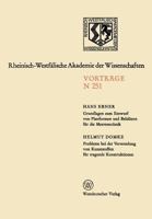 Grundlagen Zum Entwurf Von Plattformen Und Behaltern Fur Die Meerestechnik. Probleme Bei Der Verwendung Von Kunststoffen Fur Tragende Konstruktionen: 227.Sitzung Am 2.Oktober 1974 in Dusseldorf 3531082515 Book Cover