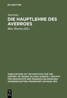 Die Hauptlehre Des Averroes 3110501546 Book Cover