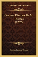 Oeuvres Diverses 1271815214 Book Cover