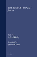 John Rawls, a Theory of Justice 9004177639 Book Cover