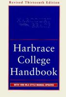 Harbrace College Handbook : With 1998 MLA Style Manual Updates, 13th Revised Edition (Harbrace College Handbook, ed 13, Revised) 015507282X Book Cover