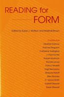 Reading for Form (A Robert Heilman Book) 0295986484 Book Cover
