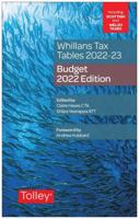 Whillans's Tax Tables 2022-23 (Budget edition) 1474321178 Book Cover