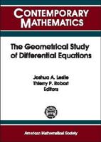 The Geometrical Study of Differential Equations: Nsf-Cbms Conference on the Geometrical Study of Differential Equations, June 20-25, 2000, Howard Univ 0821829645 Book Cover