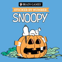Brain Games - Sticker by Number Compact Edition: Snoopy | 7x7 Inches | Cozy Fall Craft, Travel Size Activity Book for Adults & Kids 7+ | Officially Licensed Peanuts Product B0GZM19T93 Book Cover