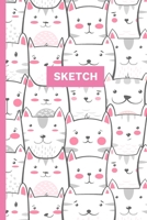 Sketch: A Magical Unicorn Sketch Book for fans of Cupcakes, Doodles, Llamas, Caticorns and Rainbows A Fun Art book for Elementary, Middle School and High School Girls 1676543651 Book Cover