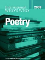 International Who's Who in Poetry 2009 1857434838 Book Cover