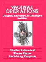 Vaginal Operations: Surgical Anatomy and Technique 0683072854 Book Cover