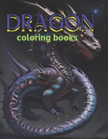 dragon coloring books: coloring book B0CR83FCFM Book Cover