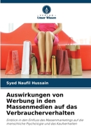 Auswirkungen von Werbung in den Massenmedien auf das Verbraucherverhalten (German Edition) 6209924158 Book Cover