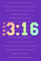John 3:16: Christian Journal Blank Lined Composition Notebook 169132924X Book Cover