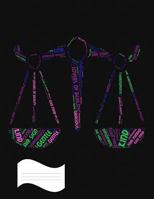 Libra College Ruled 8.5" X 11" Notebook: Black Zodiac Sign 180 Page Count 1725719401 Book Cover