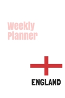 Weekly Planner: England calendar organizer agenda for 2020 1709976136 Book Cover