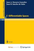 C^infinity - Differentiable Spaces 3662161567 Book Cover