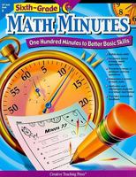 Sixth Grade Math Minutes 1591984300 Book Cover